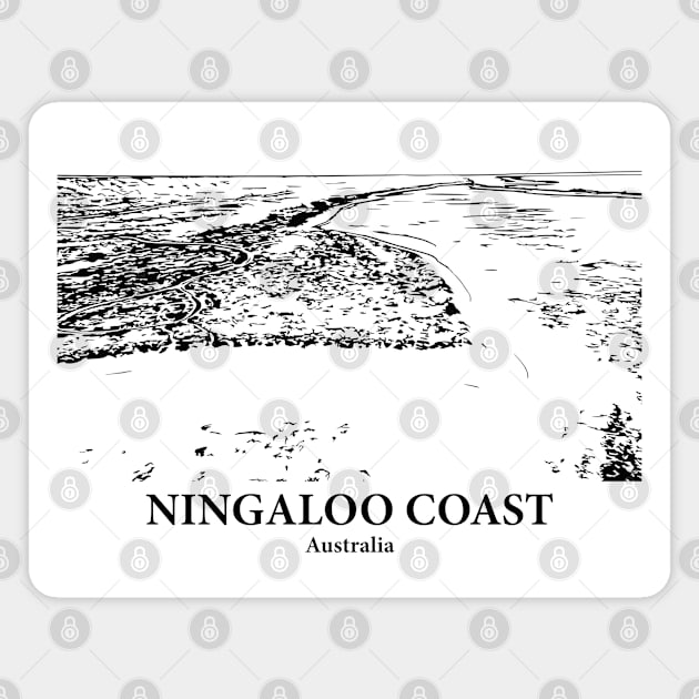 Ningaloo Coast - Australia Magnet by Lakeric